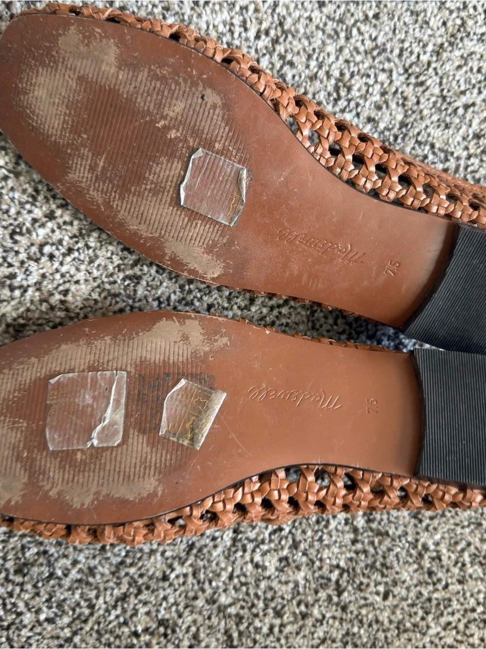 Madewell Woven Leather Flats - Picture 4 of 5